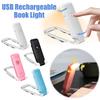 USB Rechargeable Book Light Portable Clip-on LED Reading Light Eye Care Book Lamp for Book Lovers