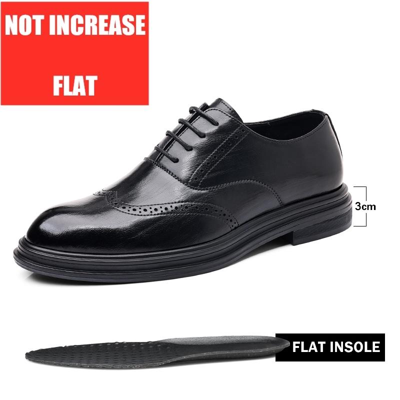 

Весна Лето Мужские Туфли на Полой Платформе Высоком Каблуке 6/8 СМ Увеличение Роста Формальные Мужские Дерби Кожаные Туфли Мужские Свадебные Туфли Лифт 38