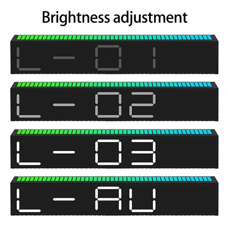 Digital Alarm Clock With Large LED Display 12/24 Format For Home Or Office Decoration Modern Look