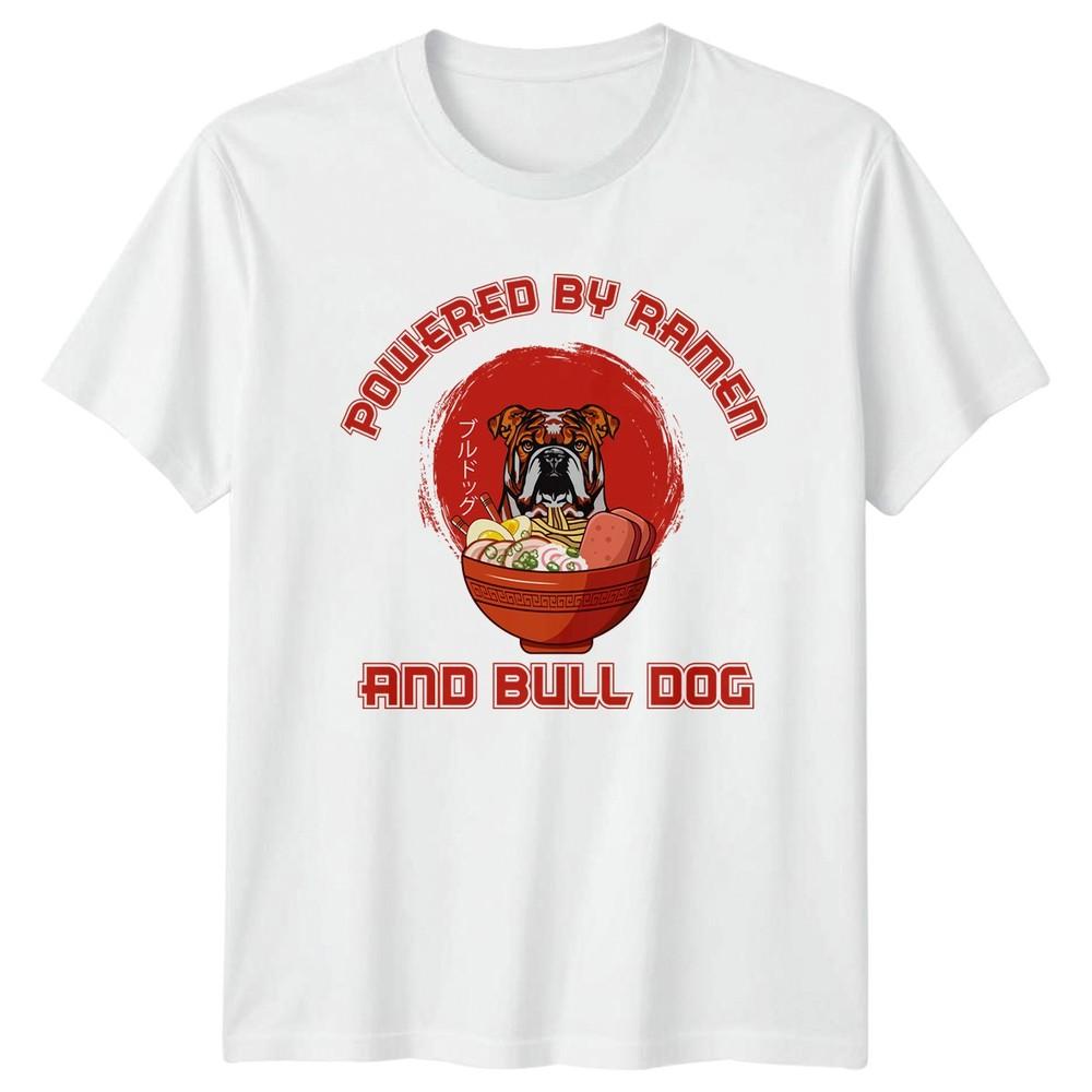 Powered By RaUnisex And Bull TShirt Bulldog RaUnisex Dog Owner S