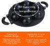 Premium Cast Iron Biscuit Pan 7 Hole Egg Waffle Die Cast Baking Tray  Multi-functional Cookie Cake Pan for Scones Kitchenware