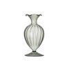 Retro French Embossed Glass Vase for Hydroponic Floral Decor - Clear Craftsmanship for Living Room and Dining Table