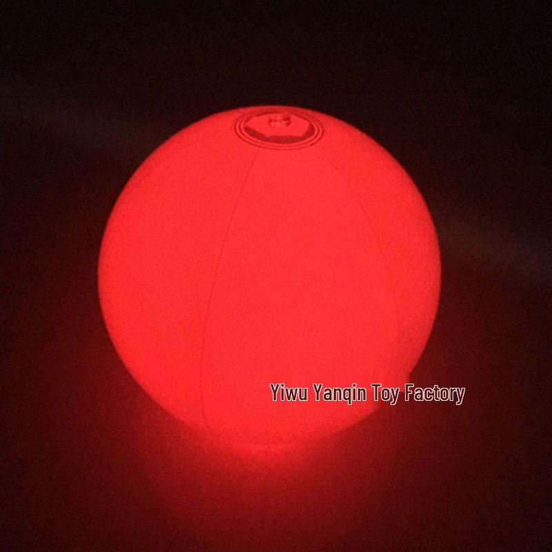 Color-Changing LED Inflatable Beach Ball - Remote Controlled, Waterproof, Pool & Concert Prop