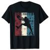 Funny Basketball Gift Vintage Basketball Player T-shirts Men Women's Fashion Casual Tshirt 100% Cotton Loose Oversized T Shirt
