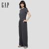 GAP Women's Logo Embroidered Pleated Knit T-Shirt