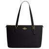 Galeria 37 Logo de Metal Bolsa Tote de Couro Reciclado Bolsas Tote Femininas CV402-IMBLK