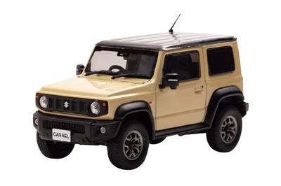 CARNEL Suzuki Jimny Sierra JC 2018 Chiffon Ivory Roof Finished Product 1/43 (JB74W) Metallic/Black