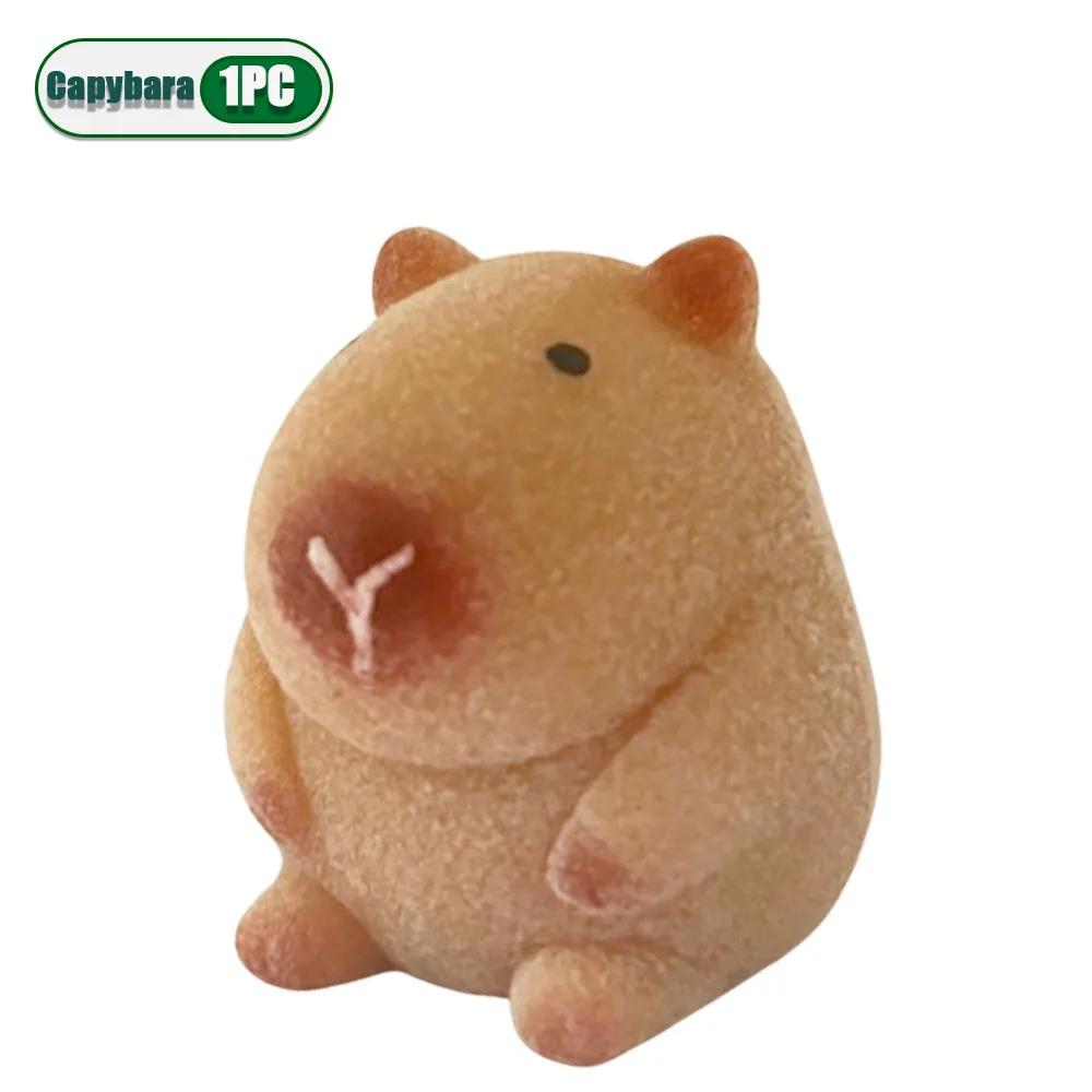 

1-20PCS TPR Capybara Kneading Fun Stress Relief Slow Bounce Cute New Kapybara Kneading Toys Children s Gift Party Favours