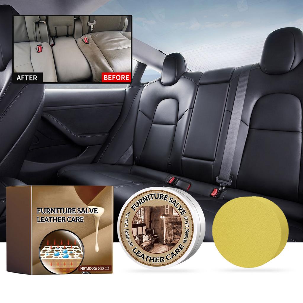 Leather Care Cream AntiFading Crack Color Shoes Coat Sofa Bag Polsihing Nourishment Leather Maintenance Conditioner