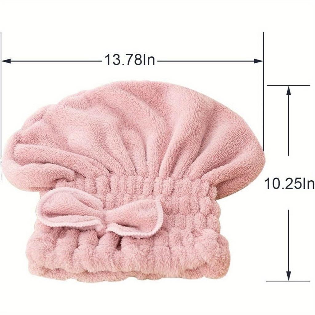 Fast Drying Hair Drying Caps Extrame Soft Ultra Absorbent Microfiber Thick Portable Cute Hair Towel Caps Towel Turban Wrap For Wet Hair Knot Dry Cap