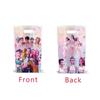 Hot K-pop Birthday Party Favors Cartoon Kids Gift -Reusable Straw Stamp Sticker Bracelet Keychain Pin Badge Game Reward Souvenir