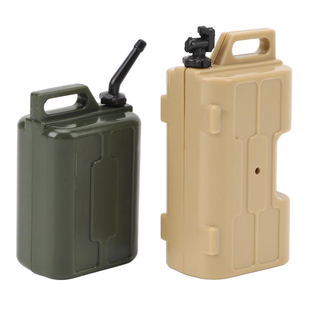 1Celsius10 Scale Simulation Gas Fuel   Can Set Plastic   Fuel   and   Gas Can for SCX10 1Celsius10 RC Crawlers