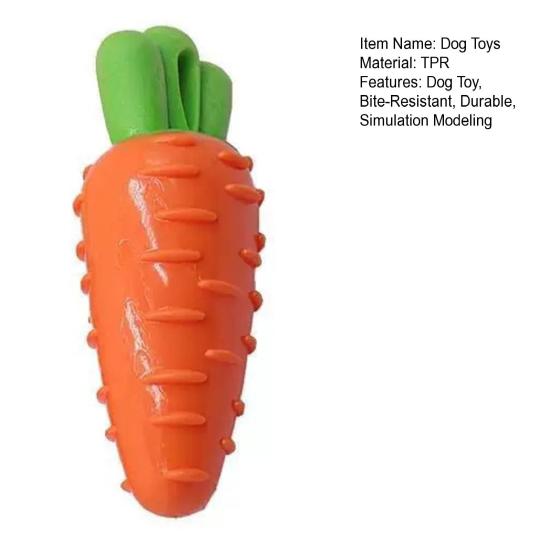 Giocattoli per Cani a Forma di Carota e Mais Giocattoli da Masticare Massaggio Gengive e Pulizia Denti Giocattolo per Cani Resistente al Morso per Animali Domestici