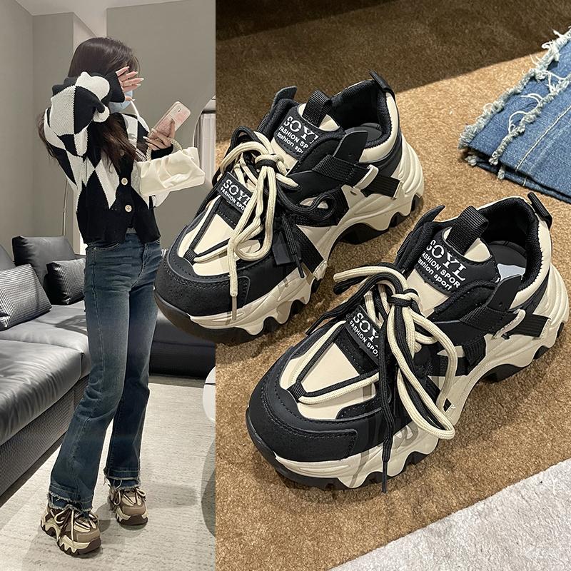 New Mixed Colors Ladies Platform Sneakers Outdoor Sports Shoes for Women Fashion Female Shoes Designer Ladies Vulcanized