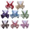 China Manufacturer Pet Plaid Skirt Chest Strap Leash Walking Dog Cat Vest Clothes Teddy Hair Bucket