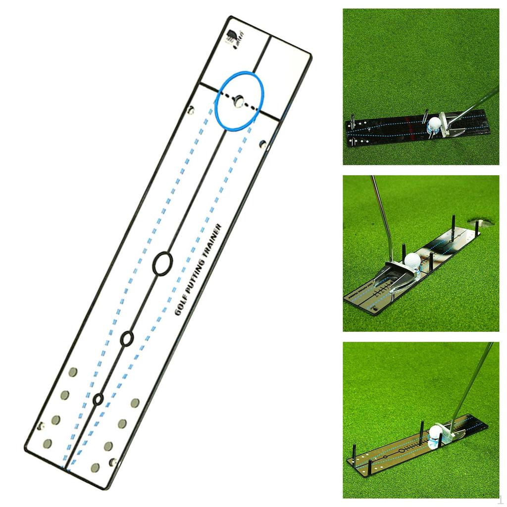 Golf Putting Alignment Mirror Putter Trainer for Indoor Outdoor
