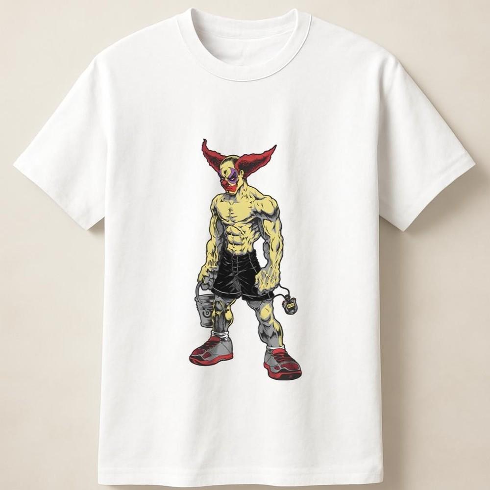 Sweet Tooth Evil Clown Fighter Game Inspired Graphic Print Unisex T Shirt Unisex T-Shirt XL
