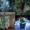 TG66255-1 CHRISTMAS TREE LIGHTS ON WIRE 20 LED MICRO GARLAND COOL WHITE + Batteries
