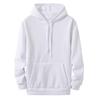 New Solid Color Men's Fashion Autumn and Winter Sweater Casual Hoodie Hooded Sweatshirt