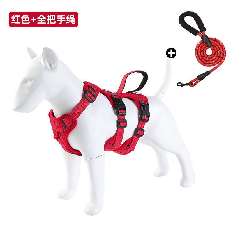 Haustier Brustgurt Weste Typ explosionsgeschützt stichfest mittelgroßer und großer Hund Führleine Oxford Stoff taktische Hundeleine