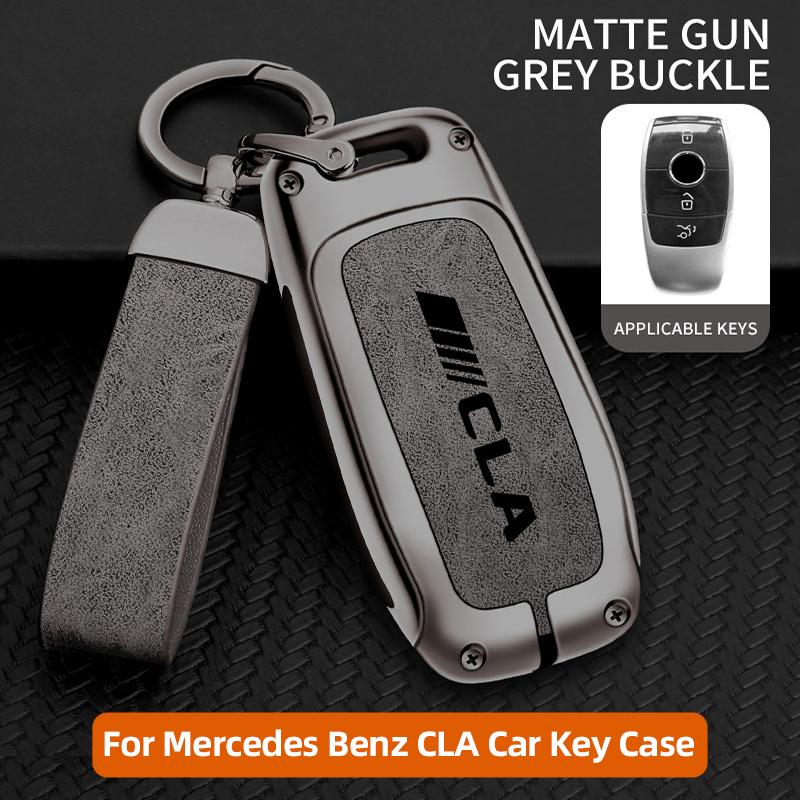 For Mercedes-Benz CLA200 CLA260 CLA250 CLA220 W169 C117 Zinc Alloy Car Remote Control Key Cover Shell Key Cover Accessories