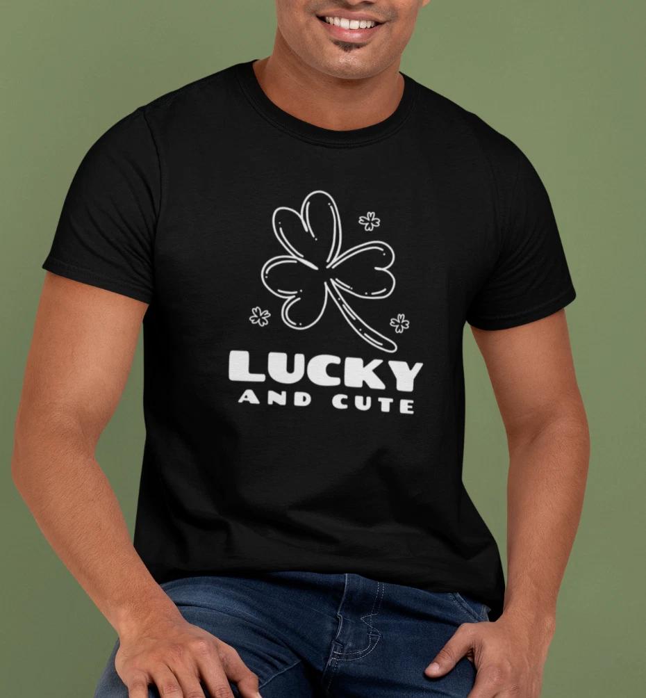 Lucky Irish T-Shirt St. Patrick s Day Gift Funny Shamrock Clover S