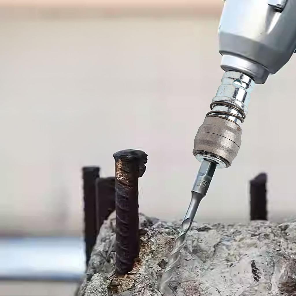 Electric Hammer Conversion Adapter For Drill Holes In Walls Bricks Round/ Square For Drilling Workshop Equipment 65.5*28mm
