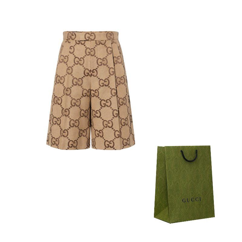 Gucci FW21 Casual Shorts Men's Yellow 673181-ZAHT6-2580