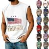 Men's Athletic Sleeveless Vest Casual Sportswear Lightweight Breathable Muscle Tank Top Summer Workout Shirt for Outdoor Training