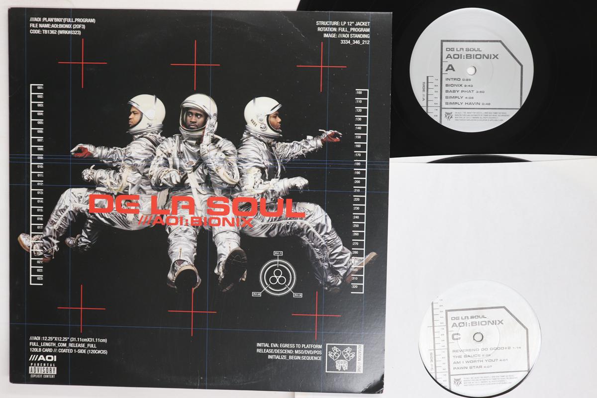 

LP Record DE LA SOUL AOI Bionix TB1362 TOMMY BOY 2001 US Rap HipHopRB Used