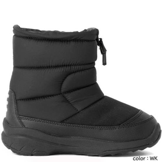 The North Face K Nuptse Bootie VII TNF Size 18 Black/TNF Black,