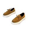 2024 Men's Winter Casual Slip-On Thick Sole Leather Loafers