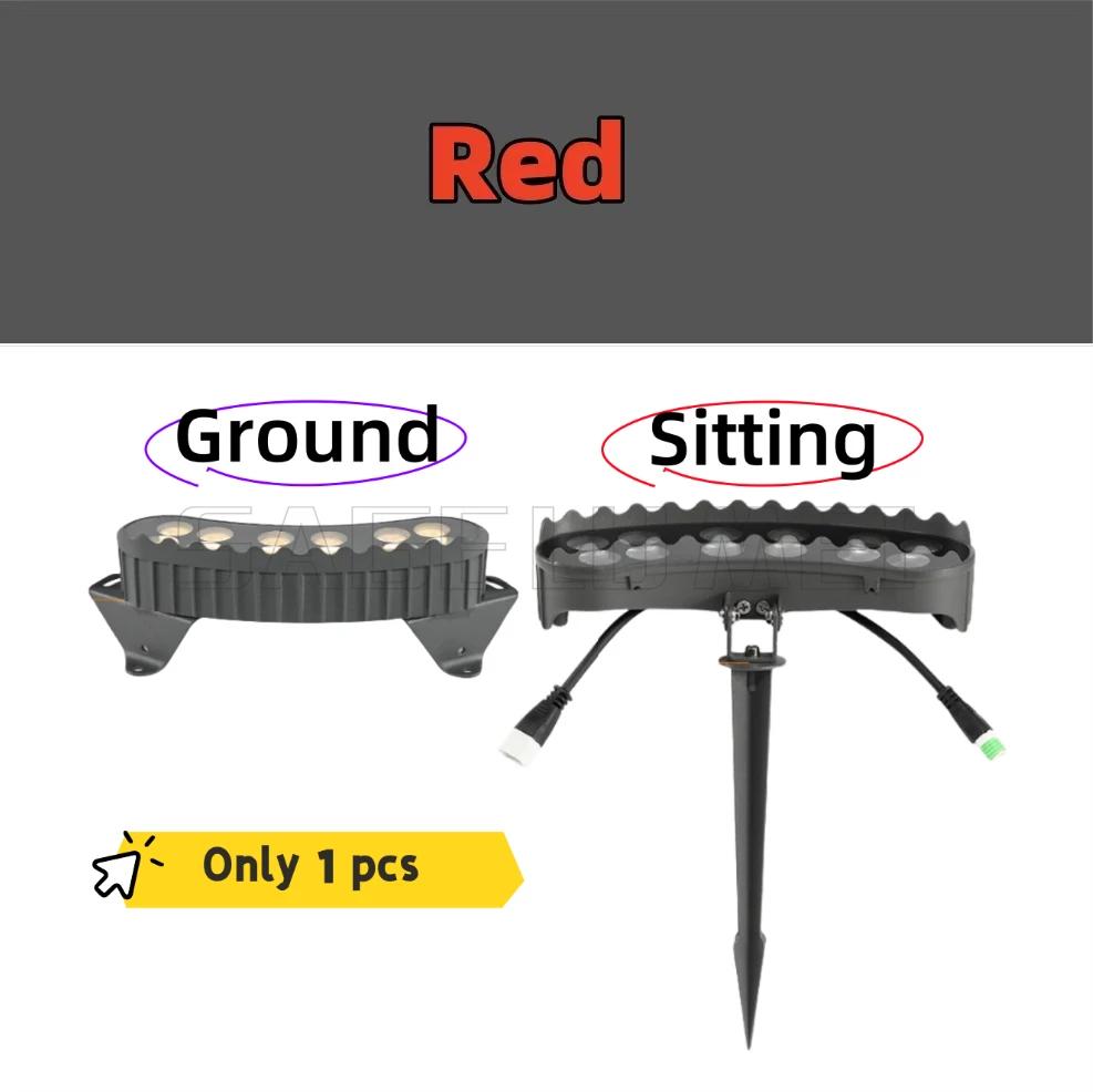 LED Baumumarmungs-Lichtring Spleißen Außen Wasserdicht IP67 Säulenleuchten Landschaftsgartenbeleuchtung Dekor Pavillon AC220v DC24v12w