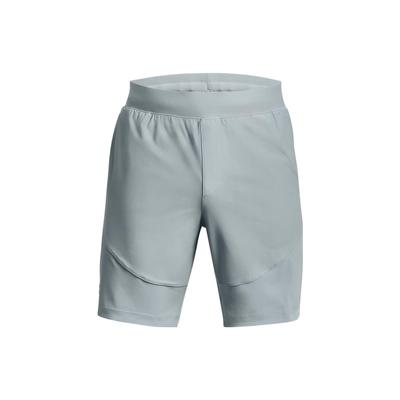 Calções Desportivos de Cor Sólida com Cintura Elástica e Perna Reta Masculinos Parte de Baixo Azul Porto 1373780-465