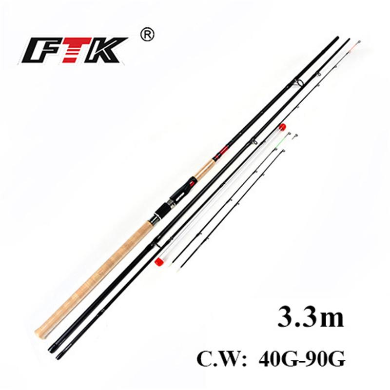 FTK Forgó horgászbot, 99%-os nagy szén-dioxid-kibocsátású szuperkemény horgászbot, 2 részes horgászbot nélküli, 2 tartalék botvég