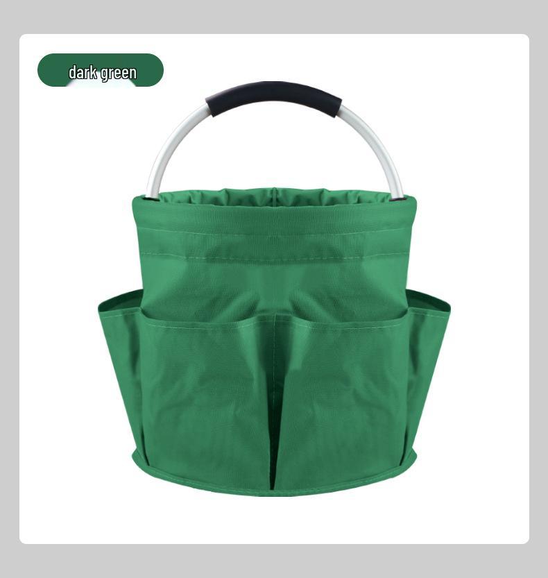 Lightweight Foldable Beach & Picnic Basket - Portable Handheld Storage and Wash Bag