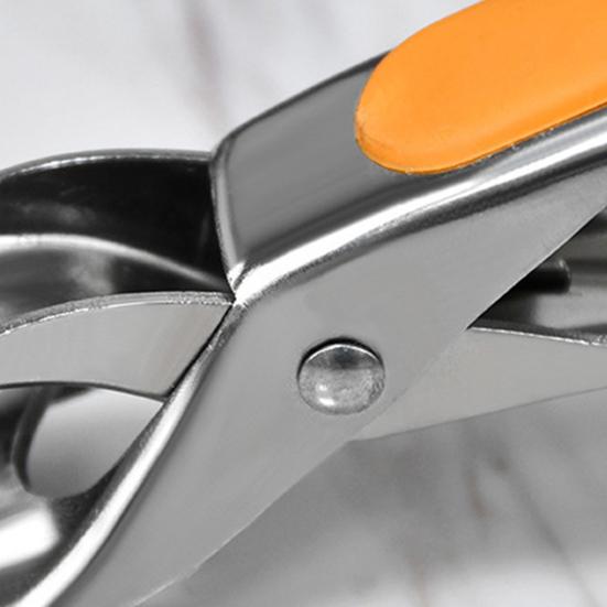 Bowl Clip Sturdy Construction Rust-proof Stainless Steel Multifunctional Plate Dish Clip Pot Gripper for Home