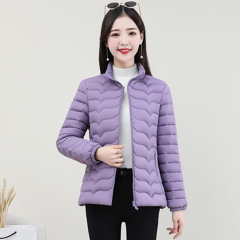 Cotton clothes women's short autumn and winter new light and thin fashion slim cotton clothes fashion versatile down cotton warm jacket