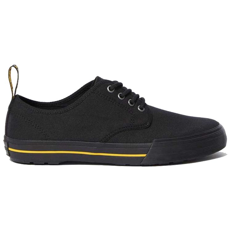 Dr. Martens Round Toe Lace-Up Low-Top Sneakers Women Sneakers Black 21951001