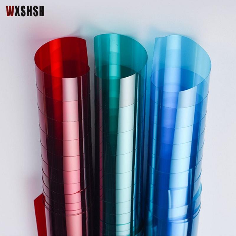 Folie Decorativă din Sticlă Multicoloră PET Prevenire UV Drop-Shipping Transparentă Pentru Casă Birou Magazin Geam Folie Tenta