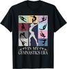 In My Gymnast Era Groovy Gymnastics Funny Birthday Mom Girls T-Shirt