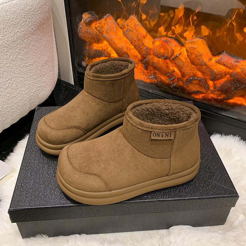 

Женская модная легкая подошва, зимние теплые меховые сноубутсы, на подкладке, нескользящие, повседневные спортивные хлопковые ботинки 40 верблюд