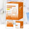 30x Commode Liners Camping Toilet Bucket for Potty Chair Men Women