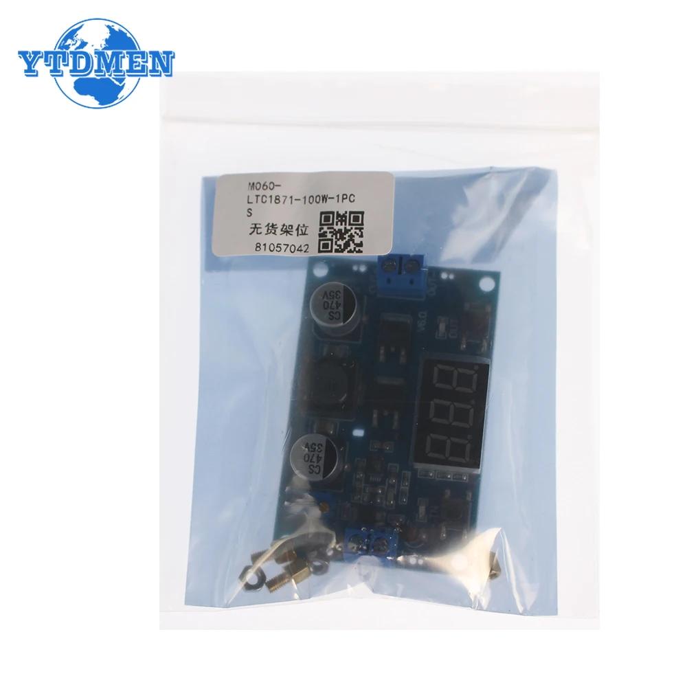 LTC1871 100W Boost Converter Module Step-up Power Supply Module DC-DC 3-35V To 3.5-35V with Digital Display Voltmeter