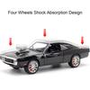 1:24 Charger 1970 Hellcat Toy Car Model Alloy Diecasts Simulation Sound Light Pull Back Models Cars Toys Boys Gifts Collection