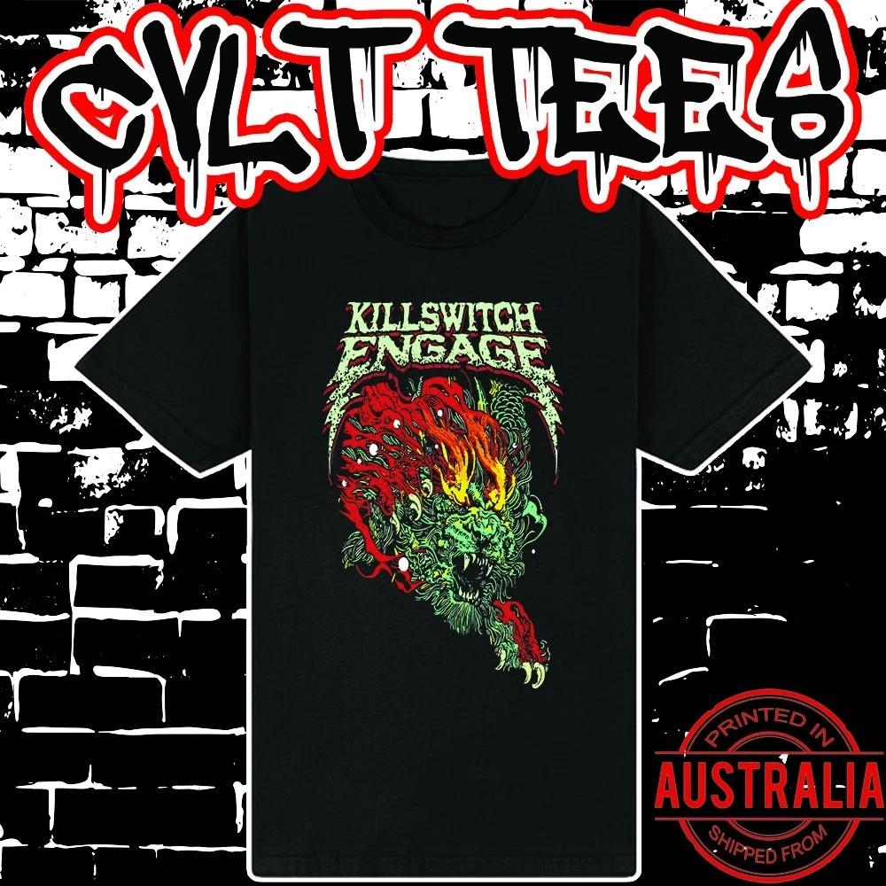 Men s and Women s T-shirts Killswitch Engage Band Shirt ~ Premium Black Gildan Cotton Tee L