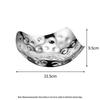 Hammered Stainless Steel Serving Bowl
