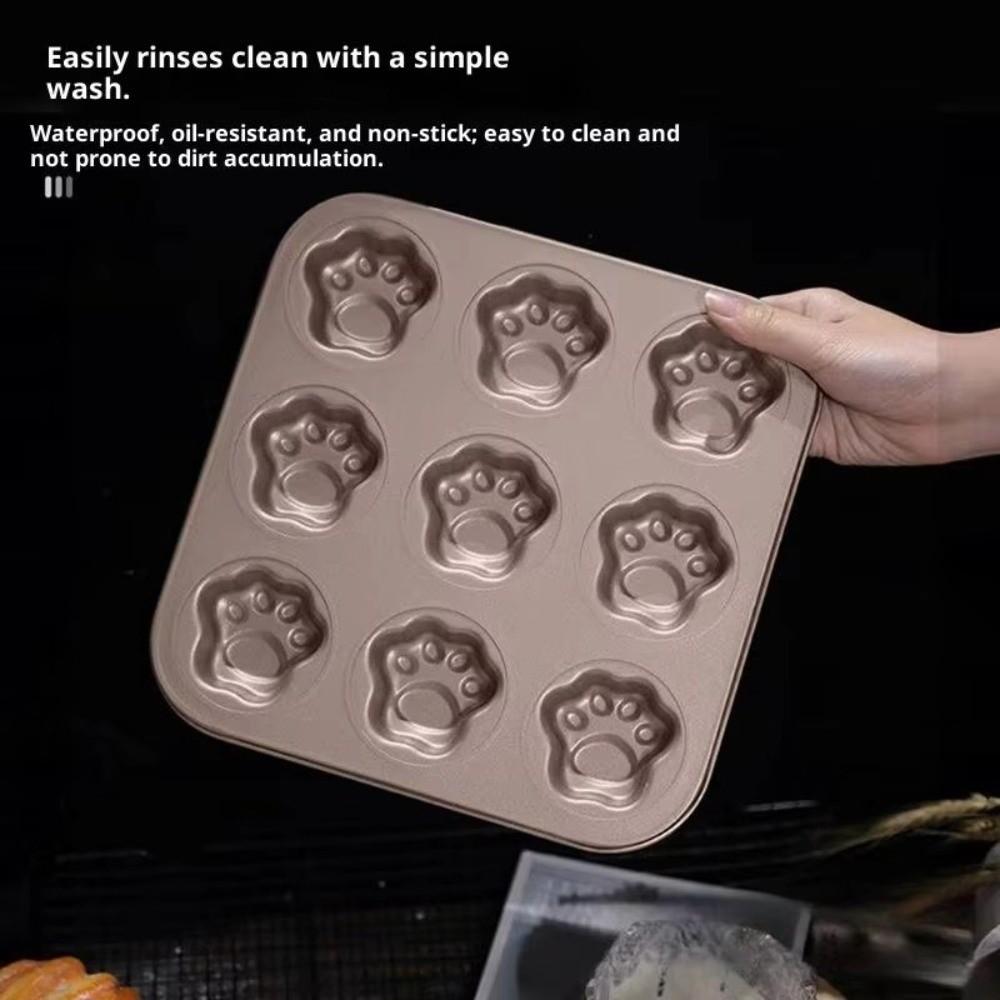 Non Stick Cake Plate 4/6/9/12 Cavity Cake Muffin Tin Tray Cute Cake Mold for Home Kitchen