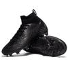 Chuteiras de futebol infantil cano alto, tamanho grande, para áreas externas, chuteiras esportivas masculinas