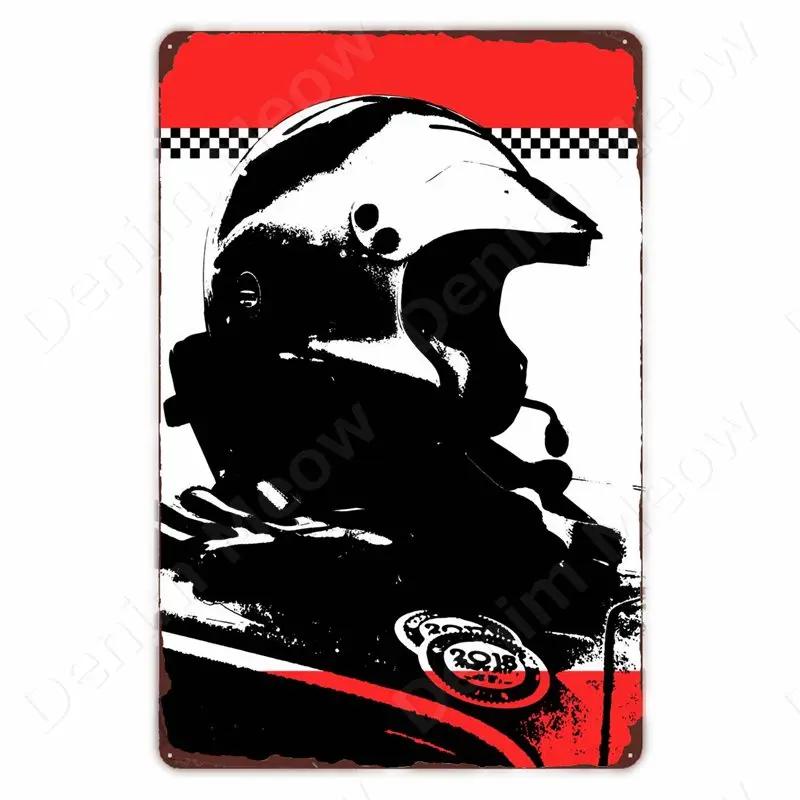 Monaco Grand Prix Vintage Metal Sign, Car Racing Tin Plaque, Motorcycle Retro Poster For Bar, Man Cave, Home, Autos Wall Decor